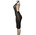 START 2016 Women Sexy Lace Deep V Halter Backless Bandage Cocktail Club Dress (US=8, Black )