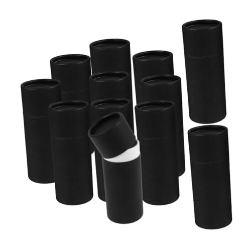 LIFKOME 12pcs Essential Oil Bottle Packaging Box Kraft Paper Tube Packaging Round Paper Storage Containers Cylinder Packing Boxes