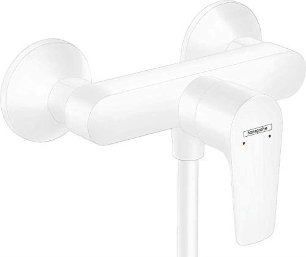 hansgrohe Talis E 71760700 Shower Mixer Tap Surface-Mounted Matte White