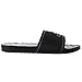 adidas Men's Adissage 2.0 Slides Sandal, Black/Night Metallic/Black, 8