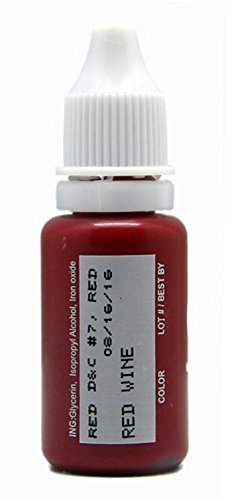 15ml MICROBLADING BioTouch RED WINE Cosmetic Pigment Color Tattoo Ink LARGE Bottle pigment professionally tested permanent makeup supplies Eyebrow Lip Eyeliner microblading supplies pigment