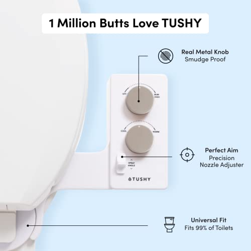 Tushy Warm Water Spa Bidet Attachment Self Cleaning Fresh Water