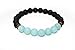 Mana Vibes Lava Rock and Amazonite Essential Oil Beaded Diffuser Bracelet, Essential Oil Jewelry, 8mm Bead Size, Yoga Jewelry
