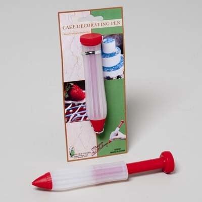 Cake Decorating And Icing Pen [72 Pieces] - Cake Decorating And Icing Pen Decorate Cakes As Easily As If You'Re Writing With A Pen. Silicone 5" Length By 1" Diameter.