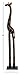 Deco 79 Tall Giraffe Statue, Dark Brown