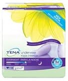 Tena Incontinence Underwear for Women, for Overnight, XLarge, 12 Count