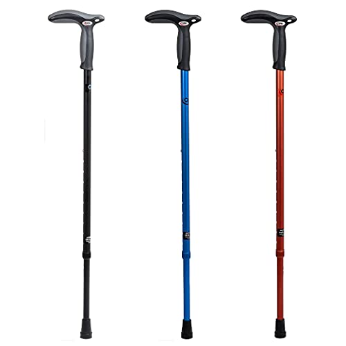 Carex Health Brands Hiking Cane Walking Stick with Dual Grip Handle for