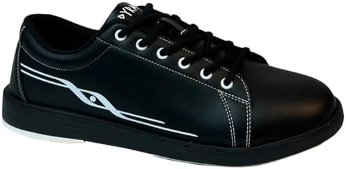 Chaussures De Bowling VEACAM Unisexes – Mode Antidérapant En Cuir Synthétique, Semelles Coulissantes Universelles, Aérations, Confortables Pour Droitiers Et Gauchers