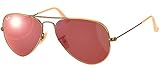 Ray-Ban Aviator Classic, Demiglos Brushed Bronze/ Red Mirror, 58 mm