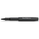 Kaweco AL SPORT Rollerball Black I Gel/Ballpoint Pen Including 0.7 mm Rollerball Pen Refill in Classic Design with Ceramic Ball I Premium Aluminium Gel Roller 13 cm
