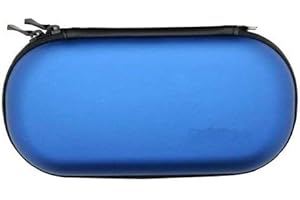 OSTENT Protector Hard Travel Carry Shell Case Cover Bag Pouch Compatible for Sony PS Vita PSV Color Blue