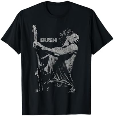 Amazon.com: Bush – White Logo On Red T-Shirt : Clothing, Shoes
