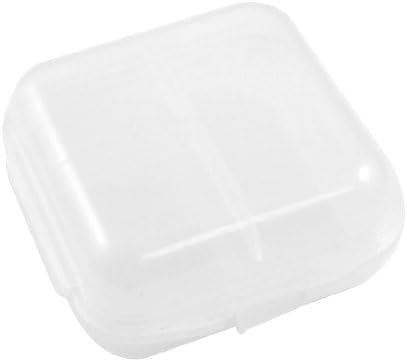 Double Sides Clear Mini Plastic Medicine Drug Pill Box