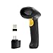 TEEMI Wireless Barcode Scanner Handheld Automatic 1D Laser Rechargeable Bar Code Reader with Data Receiver 2.4G Cordless and USB Wired Connection Plug and Play primary