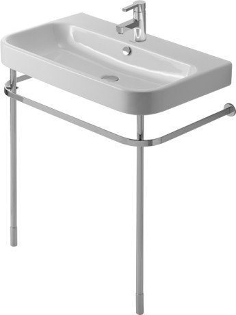 Duravit 00307800 Happy D.2 Metal Console Height Adjustable +2" for Duravit Sink, Chrome