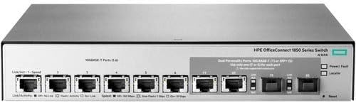 HEWLETT PACKARD ENTERPRISE JL169A#ABA HP Officeconnect 1850 6Xgt and 2Xgt/SPF+ Switch