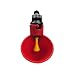 Automatic Chicken/Poultry Drinkers/Waterers with Cups Watering Cups Bowls Red Plastic Backyards Chicken Flock Duck Bird Water Feeder Livestocktool (4)
