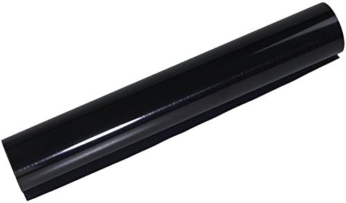 Heat Transfer Vinyl Roll (Black)-15"x3 Ft, Iron On Vinyl For Tshirts, Fabrics &amp; Garments by Hagestad