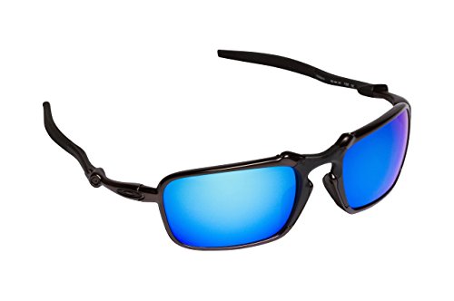 New SEEK OPTICS Replacement Lenses Oakley BADMAN - Polarized Blue Mirror