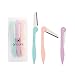 amoore 3 Pcs Eyebrow Razor Eyebrow Shapers Razors Shavers Shaving Grooming Trimmers (3 Pcs, Colorful)