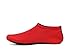 WQINSHOE Unisex Barefoot Water Skin Shoes Aqua Socks Anti-Slip Durable Sole Shoes for Aerobics Exercise Beach Swim Yoga-RED XL