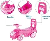 DOLU Unicorn Sit N Ride Push Along Car Toy Pink 37cm H 47cm L 21cm W view 4