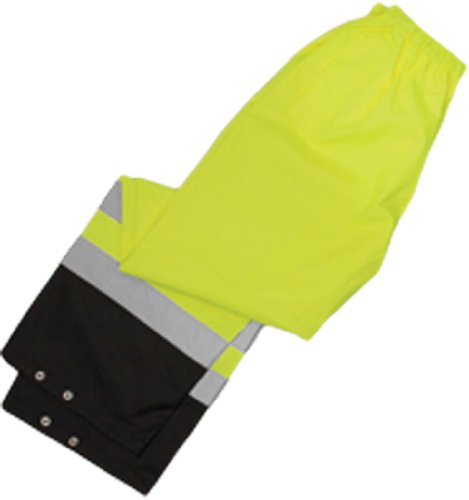 ML Kishigo RWP102 Storm Cover High-Viz Rainwear Pant, Fits Large and Extra Large, Lime