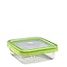OXO Good Grips LockTop 30-2/5-Ounce Square Container with Green Lid