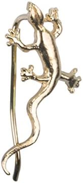 Simply Love 'Gold Gecko' Climbing Earing Studs 12k-14k Micron Goldfield Climber Ear (one piece) (Gold Gecko)