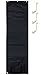 COMPONO Wall Storage Pocket Charts (10 Pocket - 1 Pack, Black) File Organizers with Free Bonus 3 Door Hangers- Best Pocket Chart for School, Home, or Office Use. Wall Pocket Chart Organizer