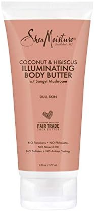shea moisture coconut & hibiscus illuminating body lotion