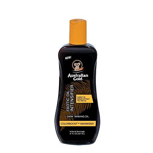 Australian Gold Dark Tanning Exotic Oil,Carrot Extract Formula, 8 Fl Oz