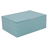 WOLF 300605 Large Stackable Tray Set, Aqua