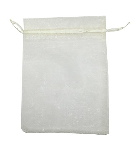 SUNGULF 50pcs Organza Pouch Bag Drawstring 5