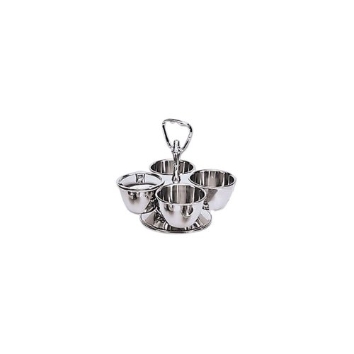 Click Here to See More Images Adcraft MLS-4 Stainless Steel 4 Bowl Revolving Server