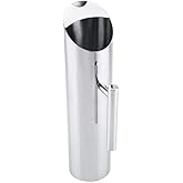 Stainless Steel Pitcher Cold Drinking Metal Water Pitcher with Ice Guard Home Hotel Serving Tool