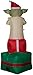 Airblown Inflatable Yoda On Presents 6 Feet Tall Prop Christmas Decoration