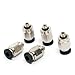 uxcell Air Pneumatic Tube 4mm Push in Connector Fittings 5 Pcs primary