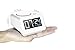 Homtime Loud Alarm Clock for Bedroom with Dual USB Charger Ports for Beside Digital Clock Dimmable Snooze White(with AC Adapter)