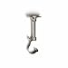 Room/Dividers/Now Adjustable Ceiling-Mounted Curtain Rod Support Brackets, Silver (1 Set of 2)