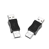 Electop USB Male to USB Male Gender Changer Adapter Coupler Converter (2 Pack)
