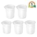 LET'S RESIN Silicone Measuring Cups for Resin, 5 Pcs 100 ml Resin Mixing Cups Glue Tools for Epoxy Resin Colors, Casting Molds, Cup Turner, Painting
