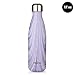 MIRA 17 Oz Stainless Steel Vacuum Insulated Water Bottle - Double Walled Cola Shape Thermos - 24 Hours Cold, 12 Hours Hot - Reusable Metal Water Bottle - Leak-Proof Sports Flask - Purple Granite