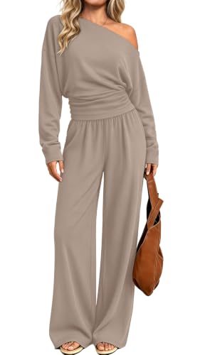 WIHOLL Two Piece Sets for Women Lounge Set Airport Travel Outifts Matching at Amazon