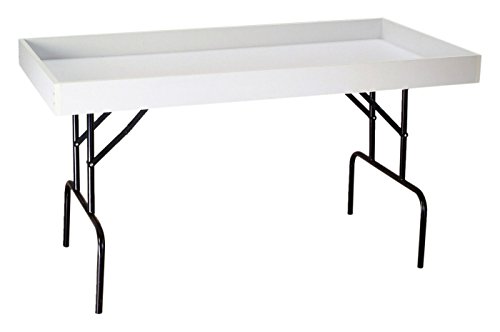 AMKO DBT with Folding Dump Table – Portable Foldable Table for Clearance Items and Specials. Retail Displays and Racks
