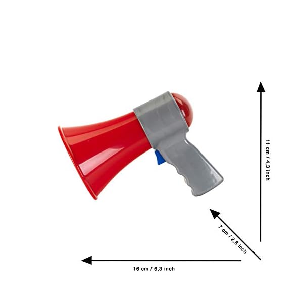 Theo Klein 8942 Fire Fighter Henry Megafon I Game Megaphone with Cool sound function I Toys for Children Aged 3 and over – Bild 5