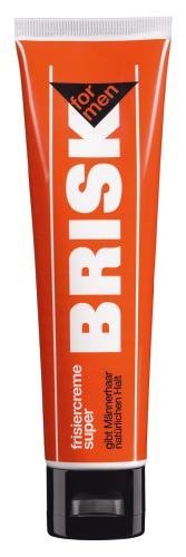Brisk Dressing Cream Super – Stand (2 x 100 ml Tube) – Gives Men Natural Hold