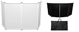 Rockville DJ Event Facade Light Weight Metal Frame Booth w/Black+White Scrim+Bag