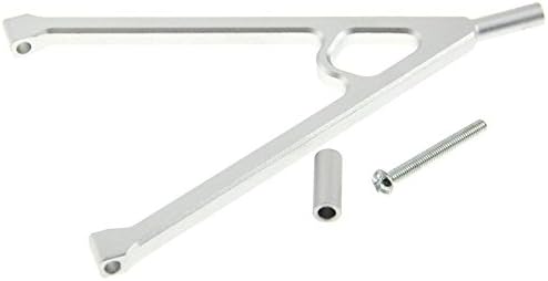 Aluminum Upgrade Parts Silver Chassis Linkage Y-Link Tree & Rear Bracket Links 1/10