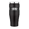 THERMOS 4002.232.047 Coffee-to-Go Thermosbeker, Roestvrij Staal, 0,47 L, Mat Zwart